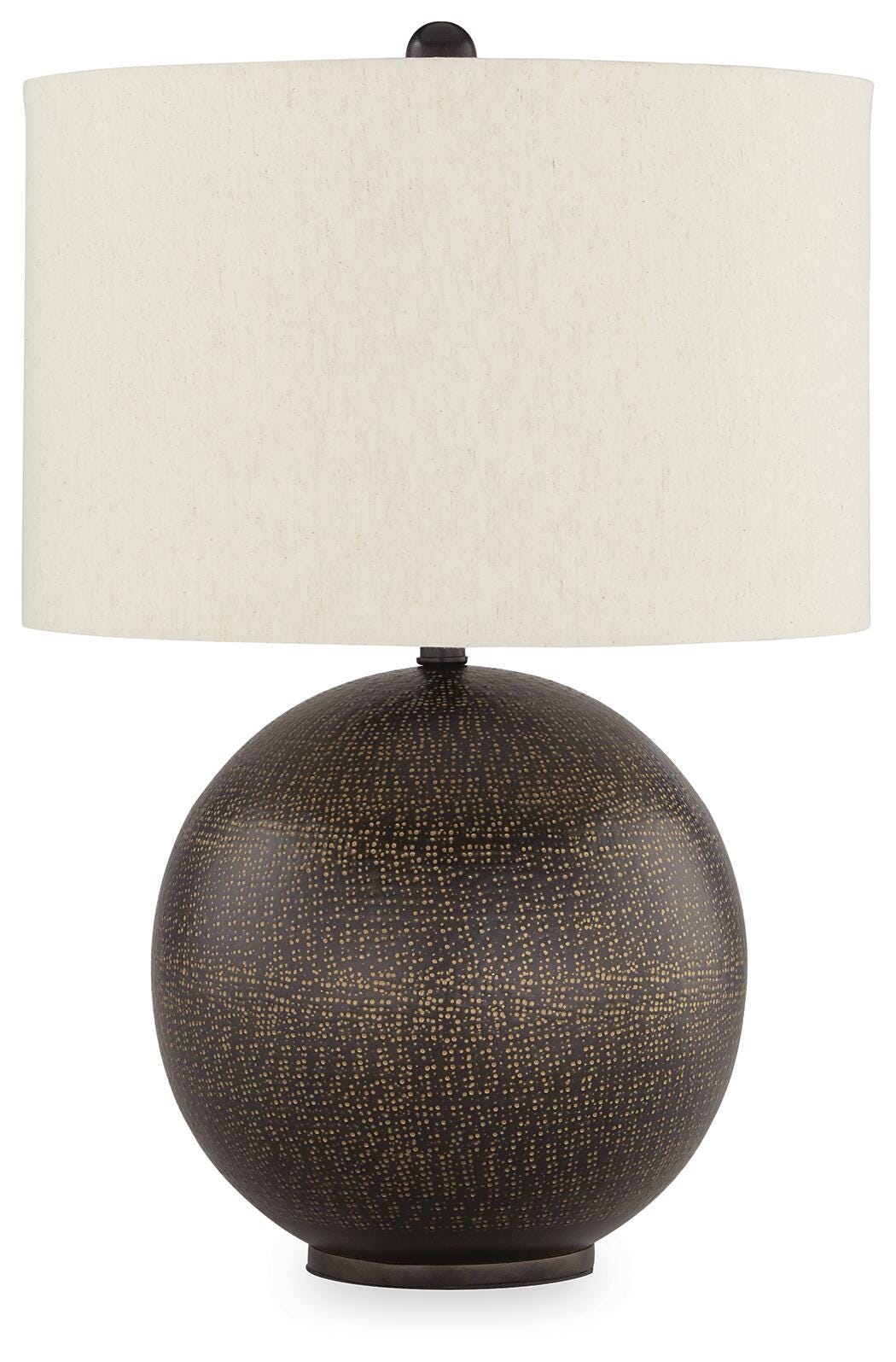 Hambell Metal Table Lamp (1/CN) - Black/Gold Finish