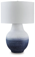 Dashland Metal Table Lamp (1/CN) - White/Navy