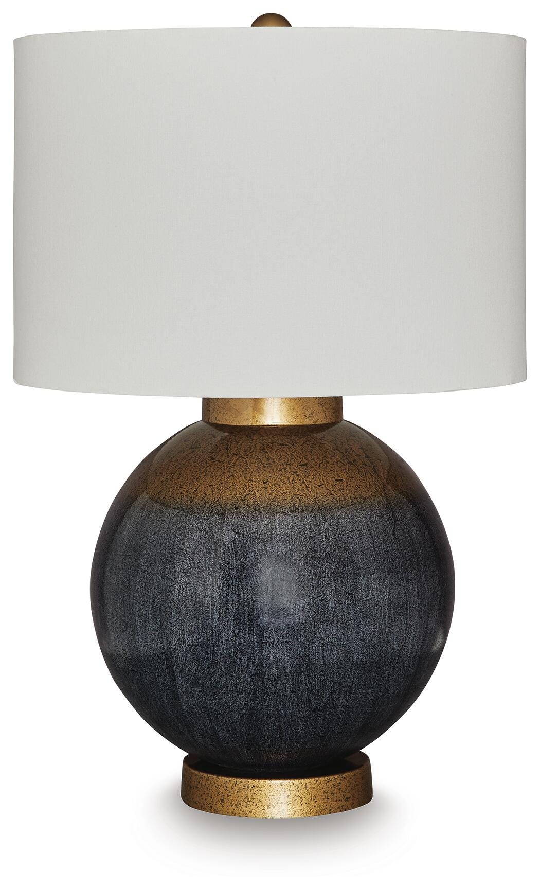 Adara Metal Table Lamp (1/CN) - Blue/Gold Finish