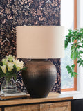 Newgerhard Metal Table Lamp (1/CN) - Brown/Black