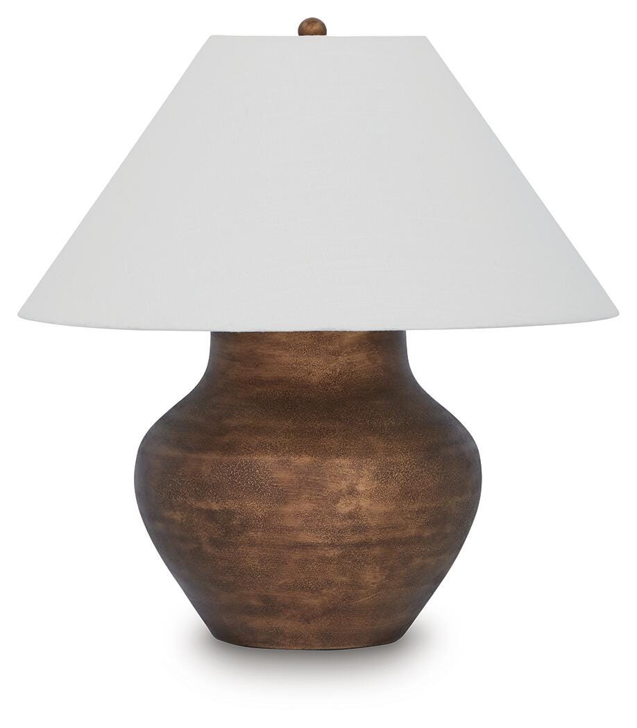 Whitham Metal Table Lamp (1/CN) - Antique Copper Finish