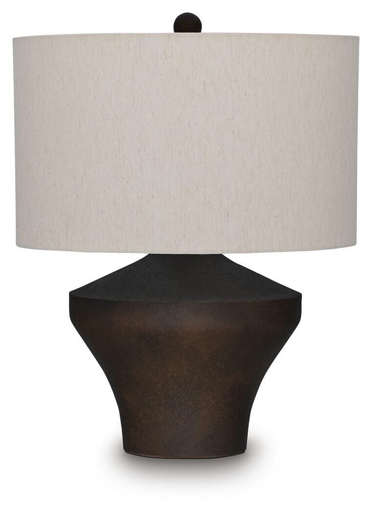 Dolanham Metal Table Lamp (1/CN) - Distressed Brown