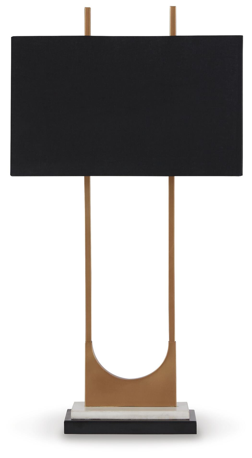 Malana Metal Table Lamp (1/CN) - Brass Finish
