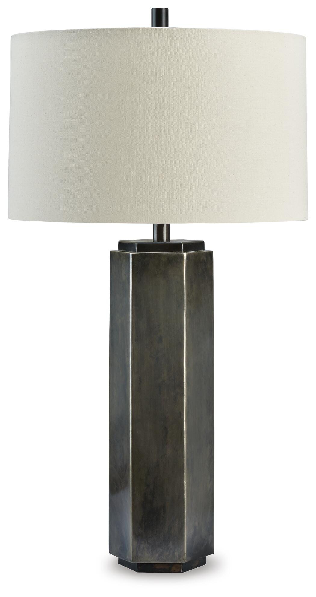 Dirkton Metal Table Lamp (1/CN) - Antique Pewter Finish