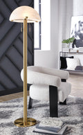 Tobbinsen Metal Floor Lamp (1/CN) - Brass Finish