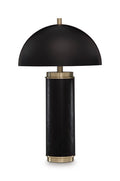 Lemland Metal Table Lamp (1/CN) - Black/Gold Finish