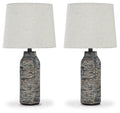 Mahima Paper Table Lamp (2/CN) - Black/White