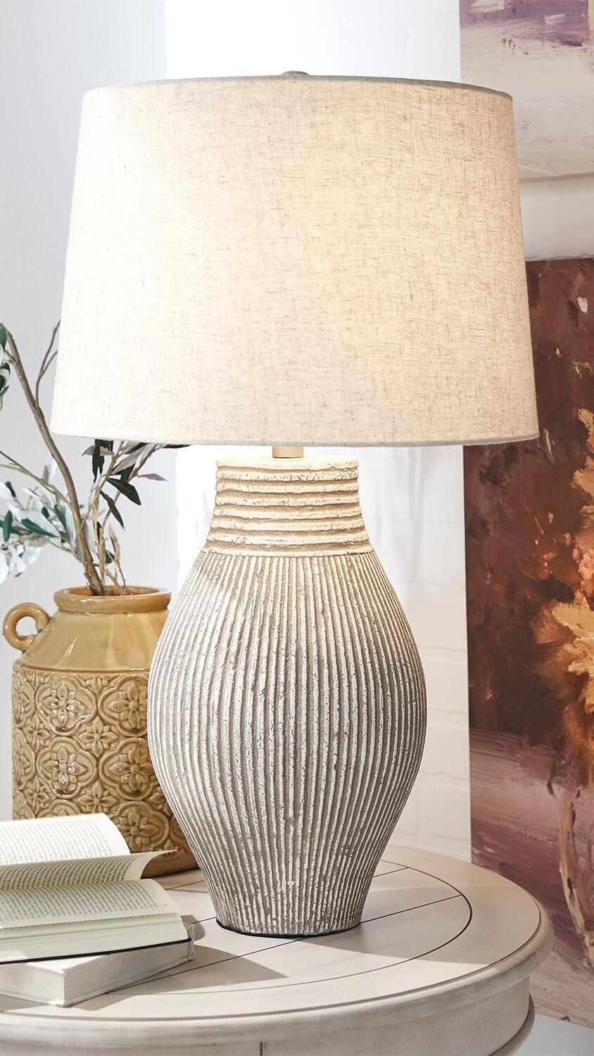Layal Paper Table Lamp (1/CN) - Beige