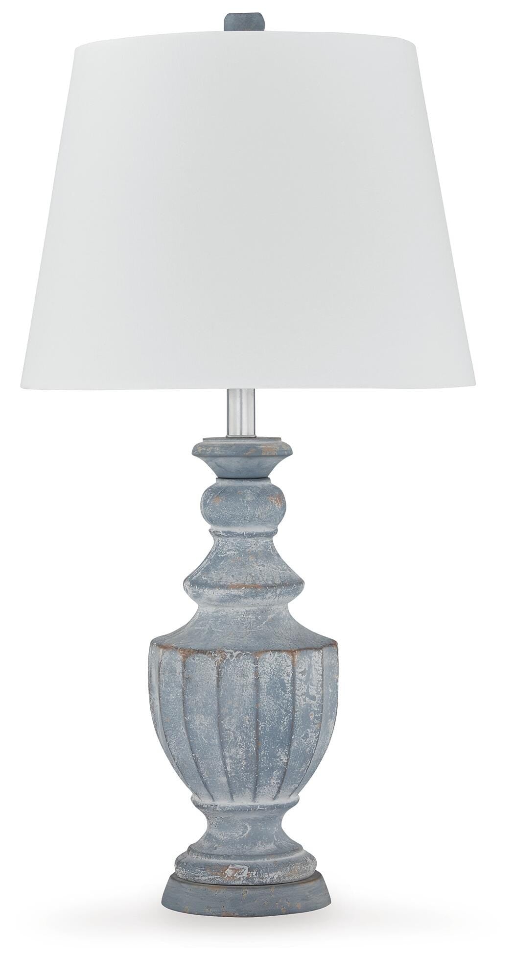 Cylerick Terracotta Table Lamp (1/CN) - Antique Blue