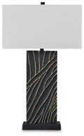 Bartlen Poly Table Lamp (1/CN) - Black/Gold Finish