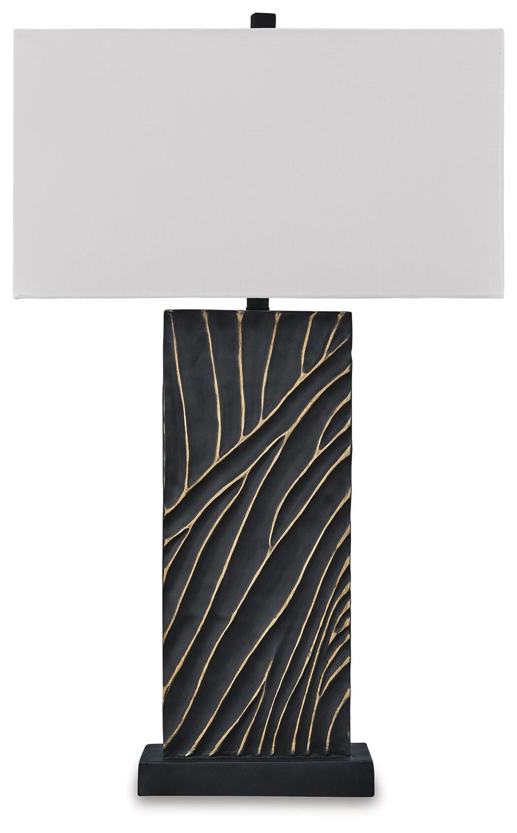 Bartlen Poly Table Lamp (1/CN) - Black/Gold Finish