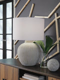 Calbert Poly Table Lamp (1/CN) - Warm Gray