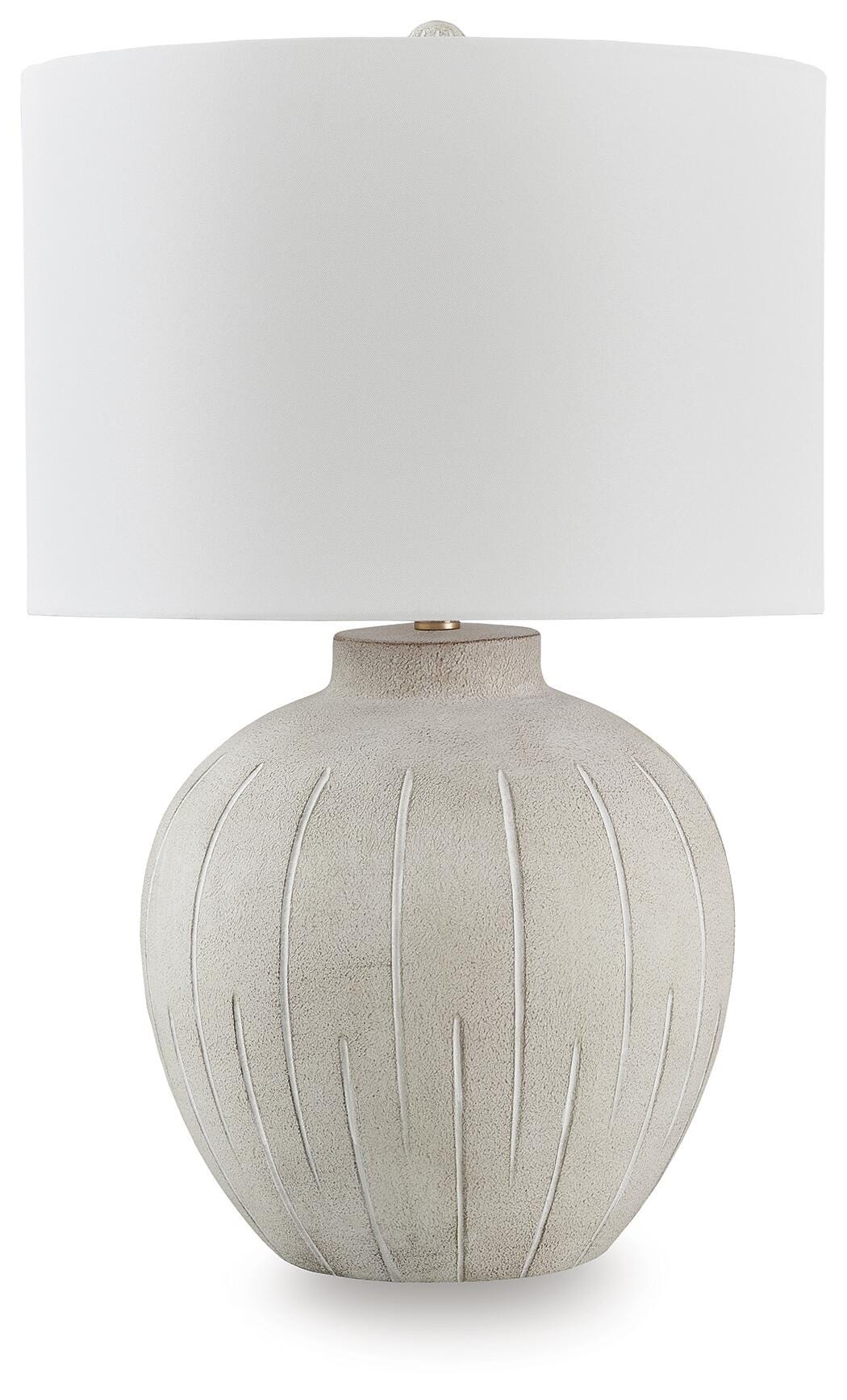Calbert Poly Table Lamp (1/CN) - Warm Gray