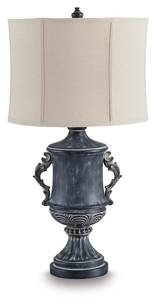 Morvanford Poly Table Lamp (1/CN) - Antique Black