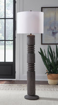Fainwell Poly Floor Lamp (1/CN) - Distressed Black