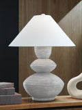 Brickdon Poly Table Lamp (1/CN) - Distressed White