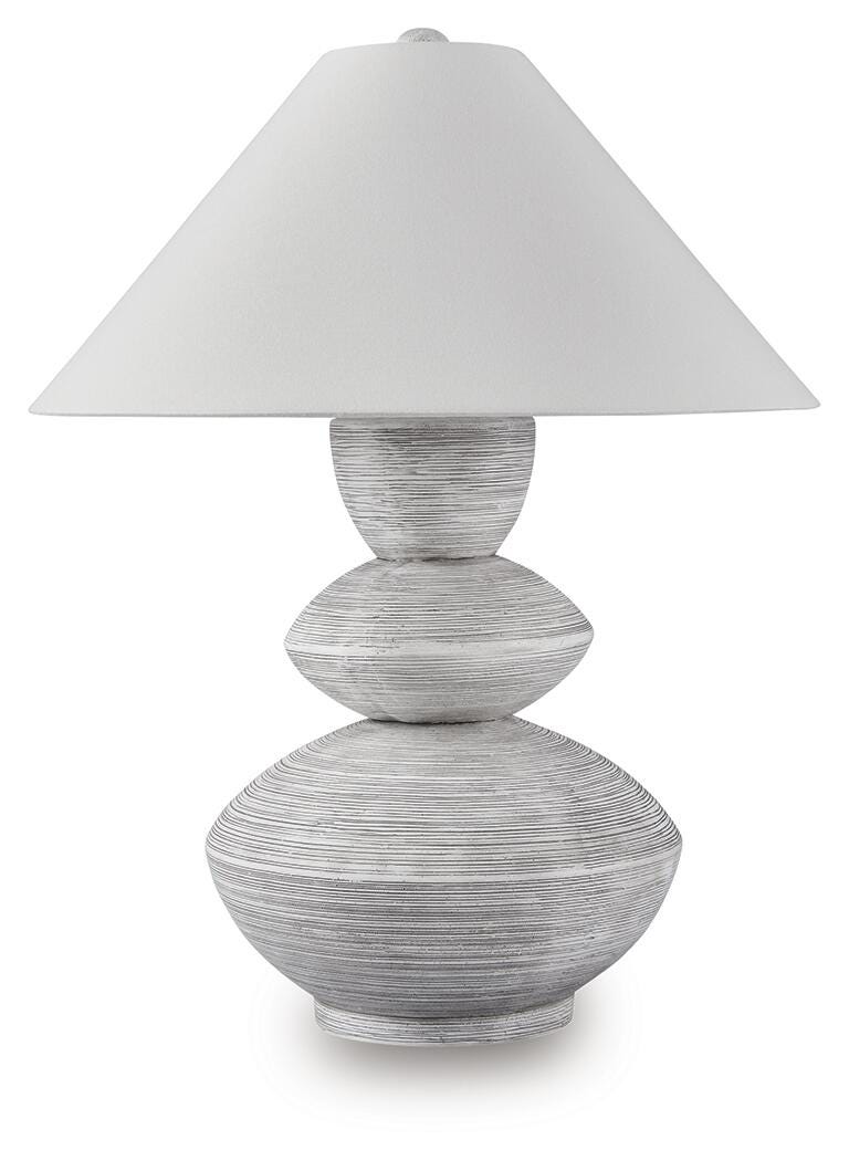 Brickdon Poly Table Lamp (1/CN) - Distressed White