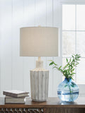 Imre Poly Table Lamp (1/CN) - Distressed Brown