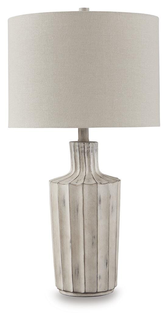 Imre Poly Table Lamp (1/CN) - Distressed Brown