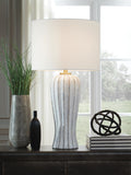 Lanwell Poly Table Lamp (1/CN) - Antique Gray