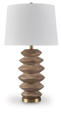 Jyllyard Poly Table Lamp (1/CN) - Brown/Gold Finish