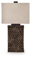 Heathbury Paper Table Lamp (1/CN) - Antique Brown