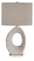 Trentlen Paper Table Lamp (1/CN) - Cream/Gold Finish