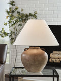 Ferrilby Poly Table Lamp (1/CN) - Antique Beige