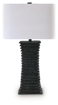 Golzar Poly Table Lamp (1/CN) - Black