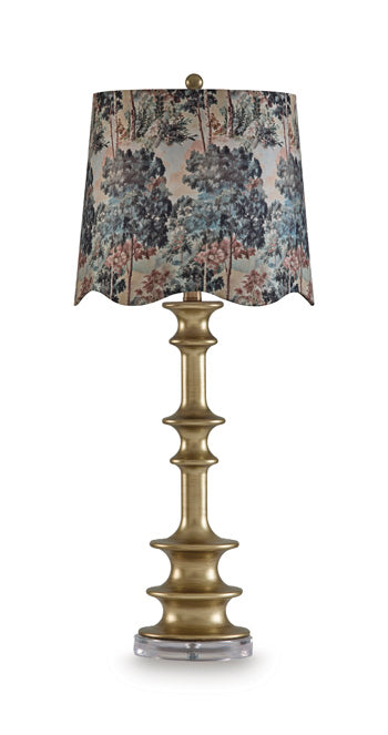Jaystower Poly Table Lamp (1/CN) - Antique Gold Color