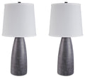 Shavontae Poly Table Lamp (2/CN) - Gray
