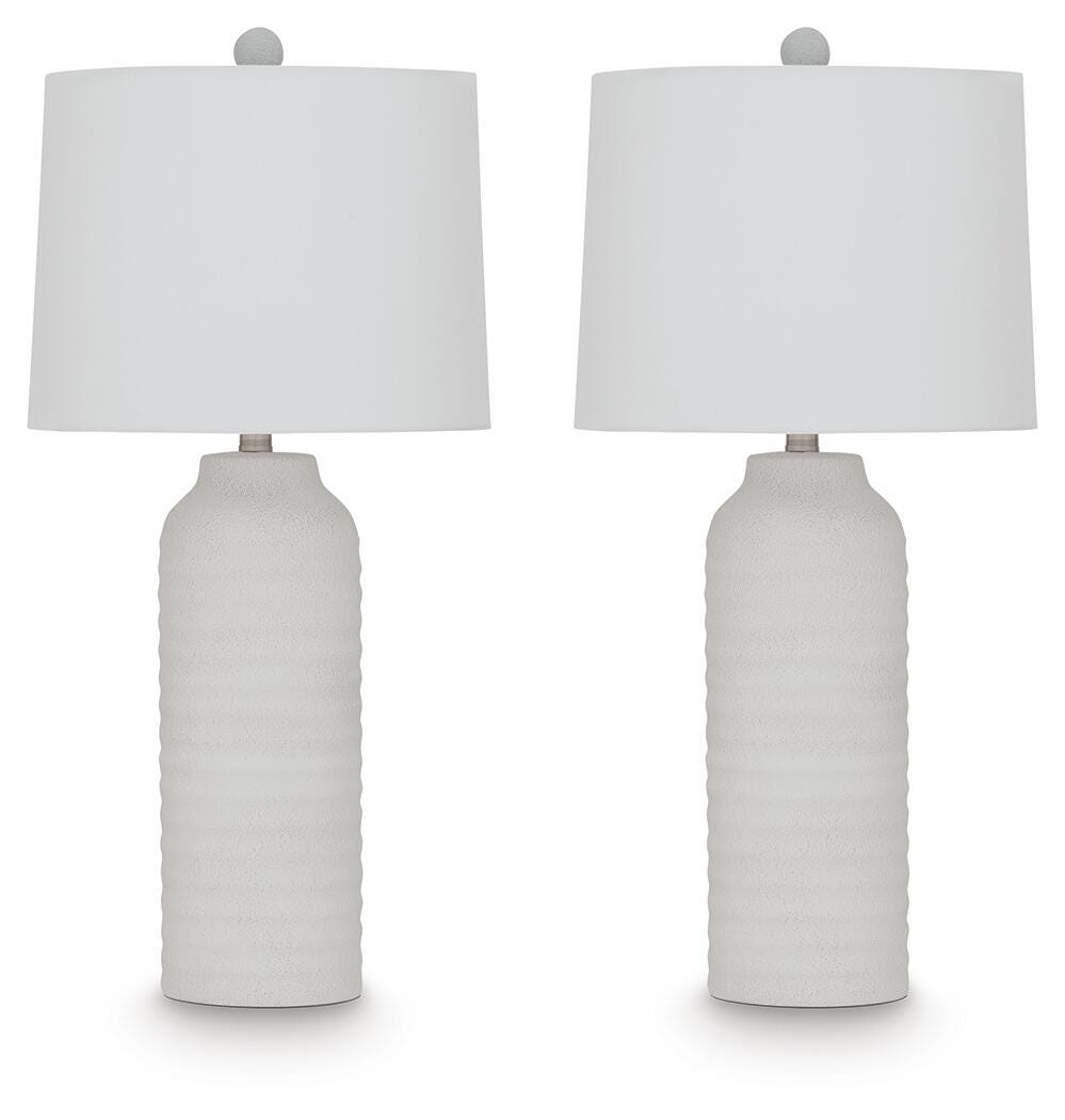 Vauville Poly Table Lamp (2/CN) - White