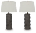 Neilett Poly Table Lamp (2/CN) - Antique Brown
