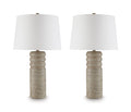 Callbrook Poly Table Lamp (2/CN) - Beige