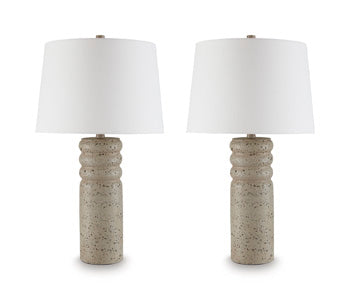 Callbrook Poly Table Lamp (2/CN) - Beige