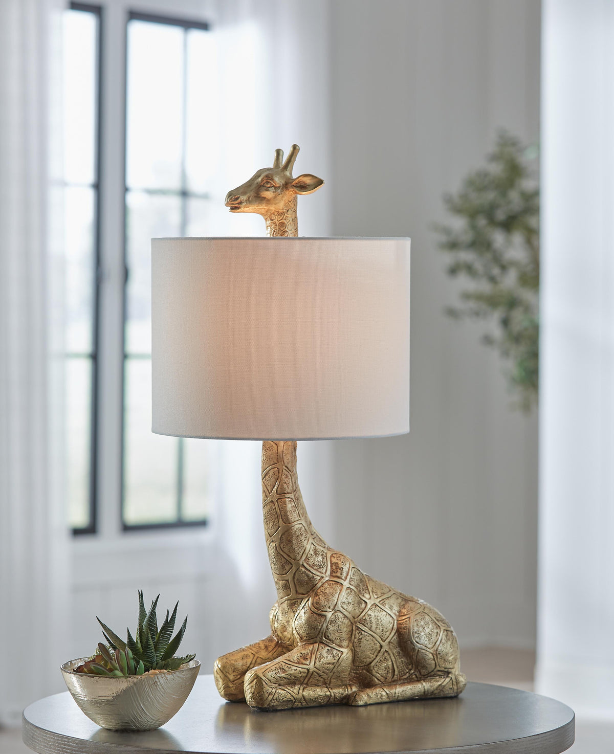 Ferrison Poly Table Lamp (1/CN) - Gold Finish
