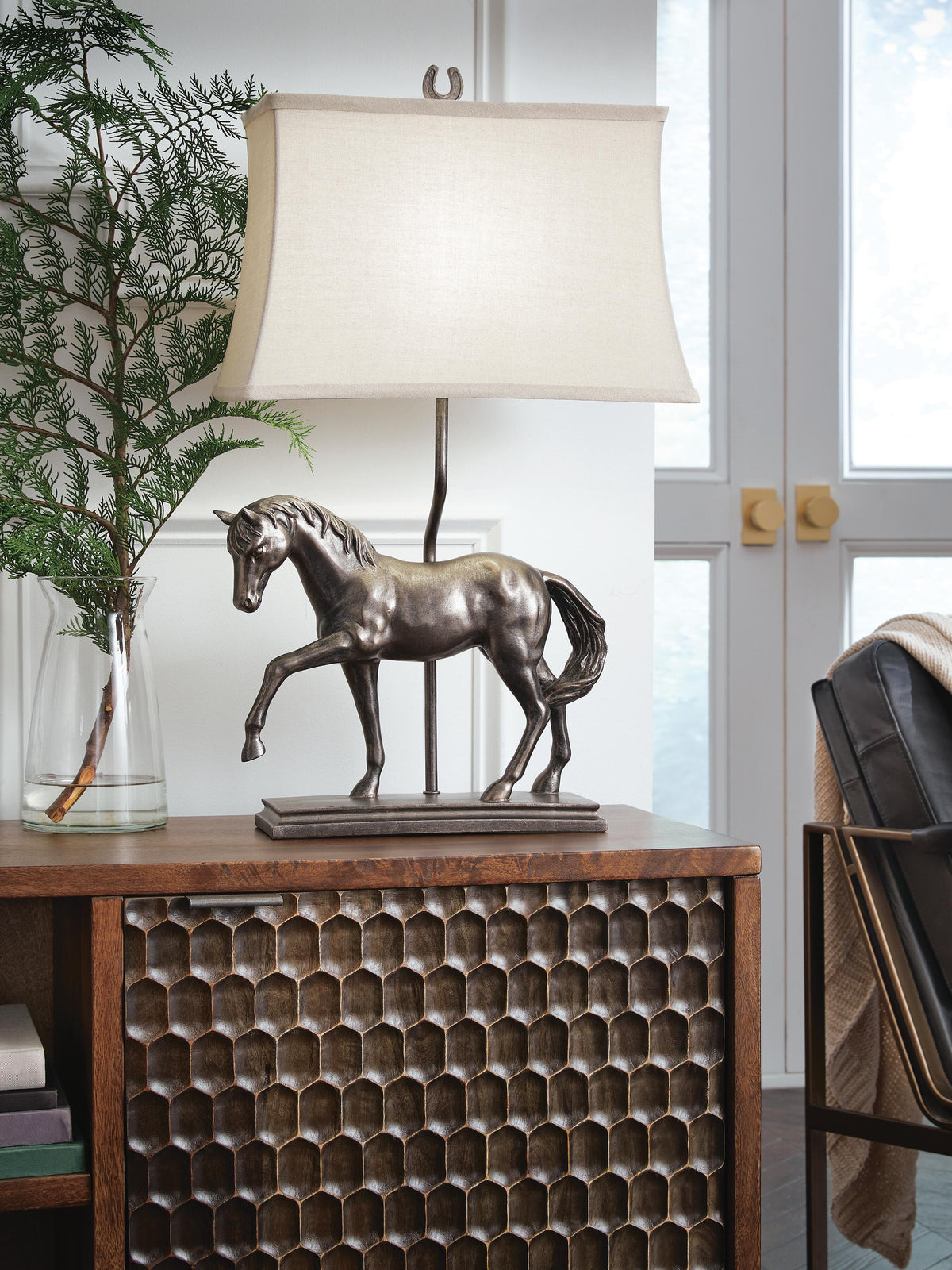 Sandorman Poly Table Lamp (1/CN) - Bronze Finish