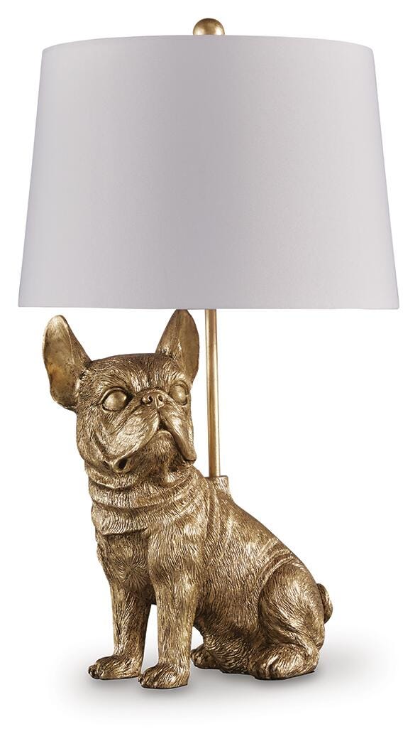 Wadeland Poly Table Lamp (1/CN) - Gold Finish