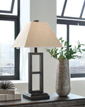 Deidra Metal Table Lamp (2/CN) - Black