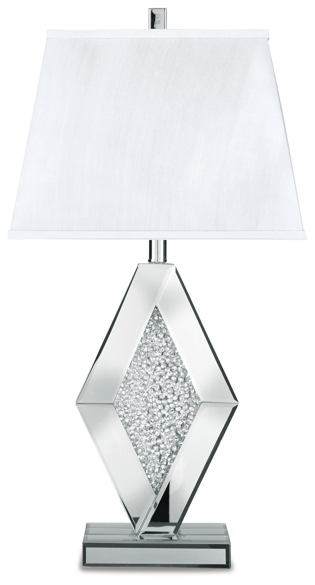 Prunella Mirror Table Lamp (1/CN) - Silver Finish