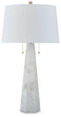 Laurellen Alabaster Table Lamp (1/CN) - White