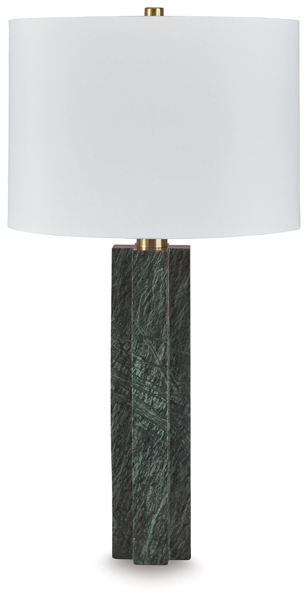 Keegan Marble Table Lamp (1/CN) - Green