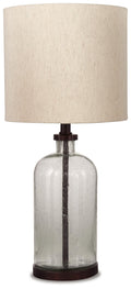 Bandile Glass Table Lamp (1/CN) - Clear/Bronze Finish