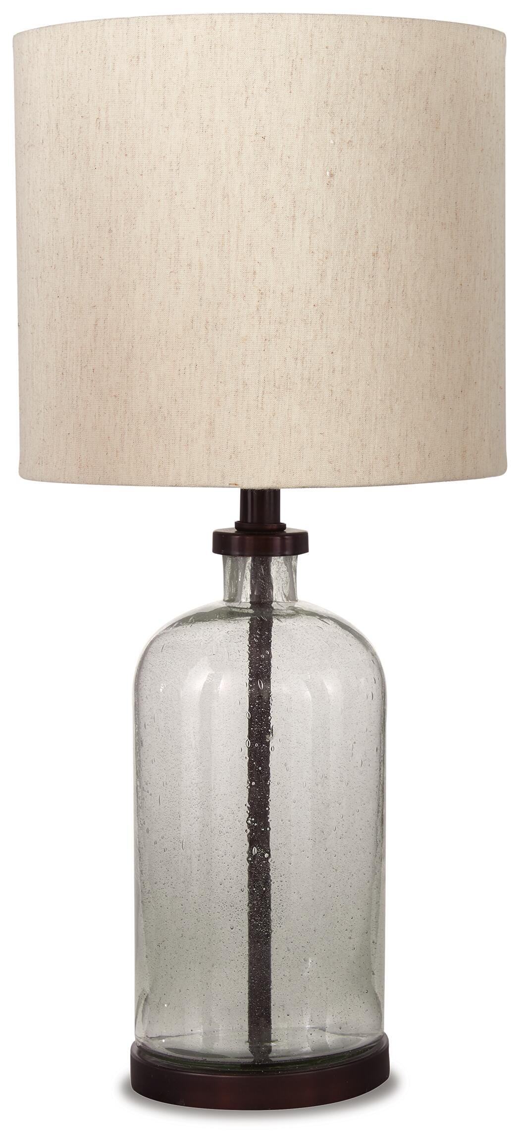 Bandile Glass Table Lamp (1/CN) - Clear/Bronze Finish