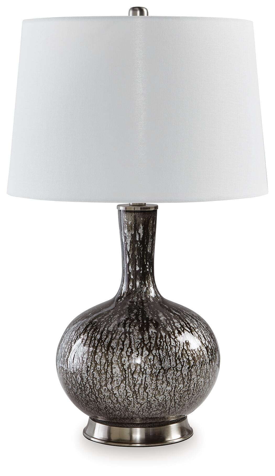 Tenslow Glass Table Lamp (1/CN) - Antique Black