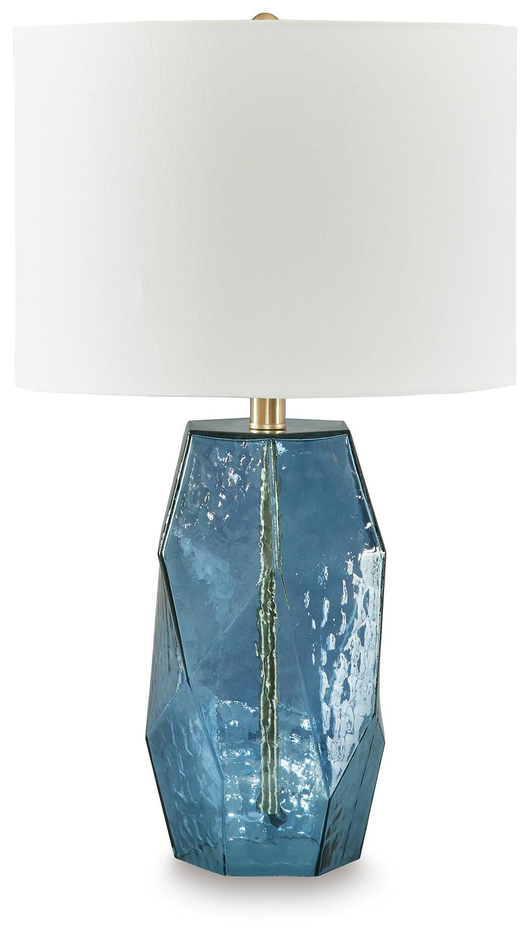 Tallow Glass Table Lamp (1/CN) - Blue