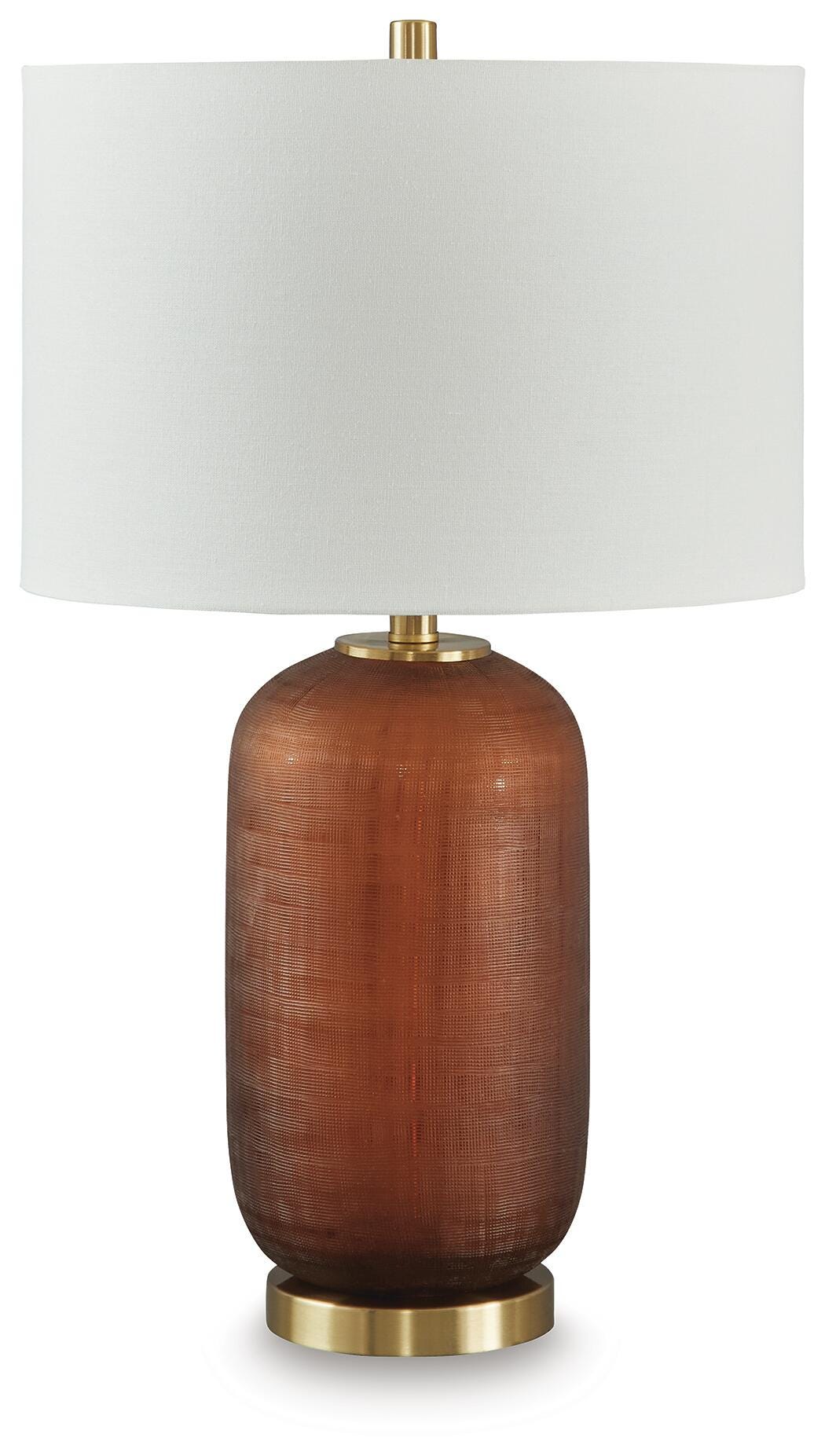 Farberman Glass Table Lamp (1/CN) - Amber
