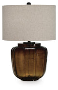 Bainmore Glass Table Lamp (1/CN) - Amber