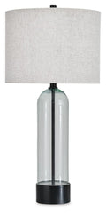 Kerrbrook Glass Table Lamp (1/CN) - Clear/Black