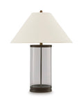 Junrow Glass Table Lamp (1/CN) - Clear/Brown
